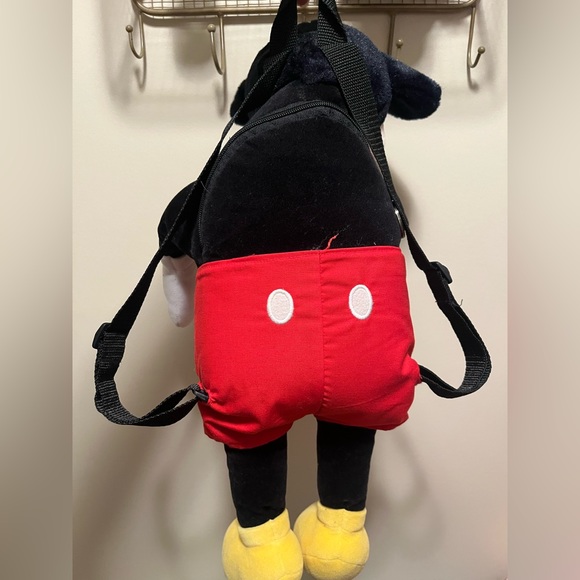 Vintage Mickey Mouse plush backpack - Picture 3 of 4